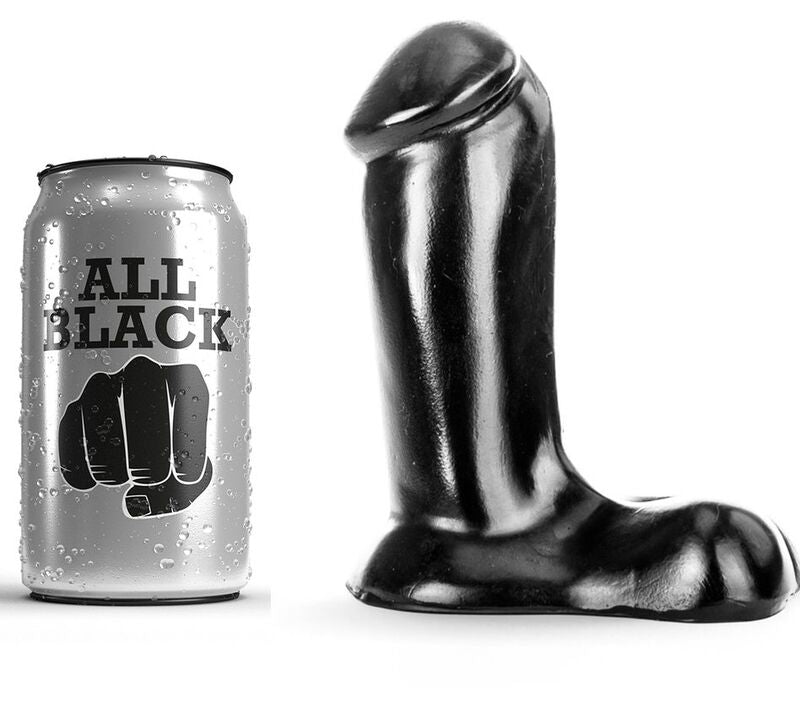 ALL BLACK - DILDO REALISTIC 14 CM - 1