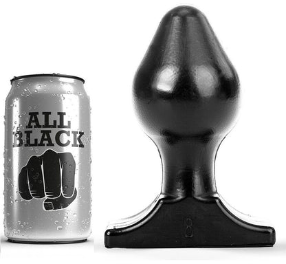 ALL BLACK - ANAL PLUG 16X8 CM - 1