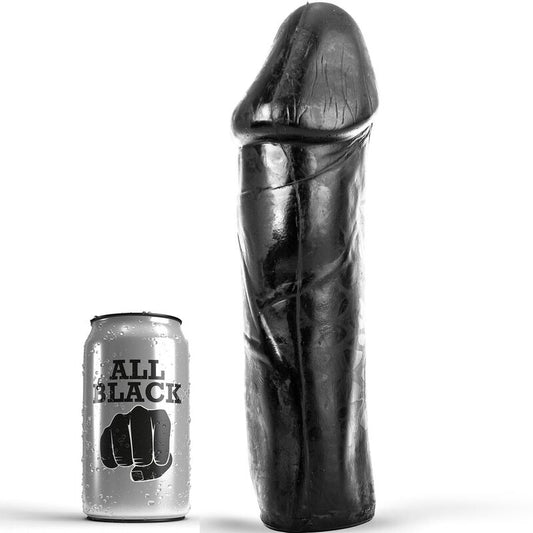 ALL BLACK - DONG 28 CM WITHOUT TESTICLES - 1