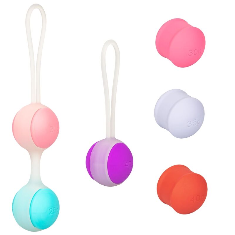 CALEXOTICS - SHE-OLOGY SET BOLAS KEGEL INTERCAMBIABLES - 4
