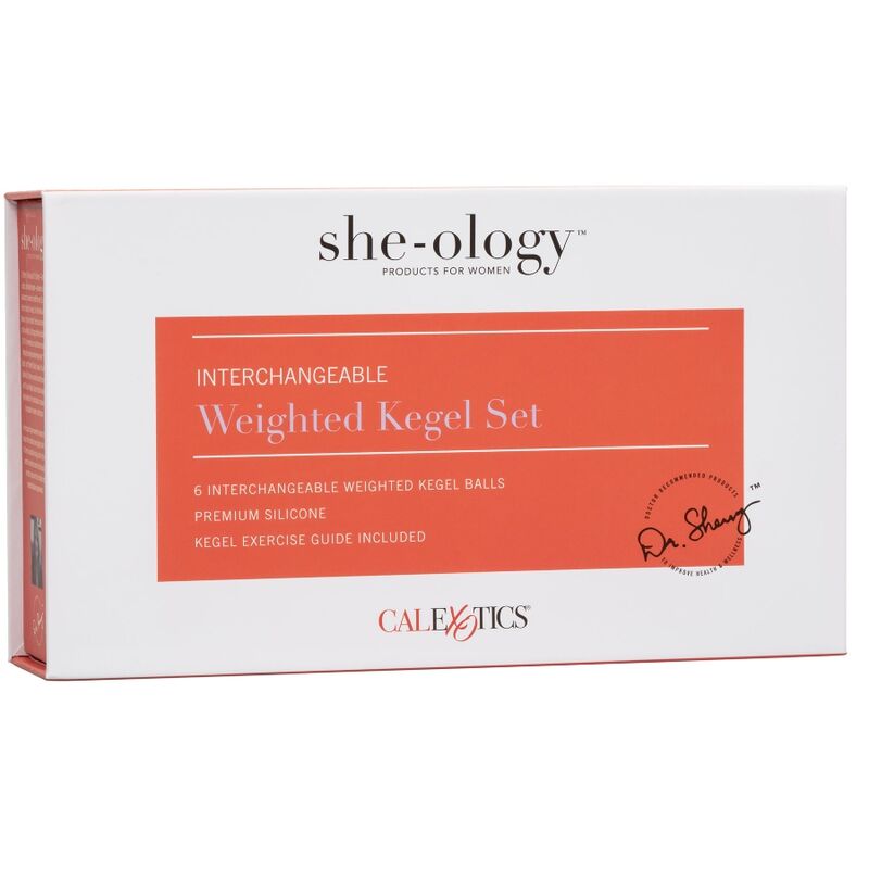 CALEXOTICS - SHE-OLOGY SET BOLAS KEGEL INTERCAMBIABLES - 6