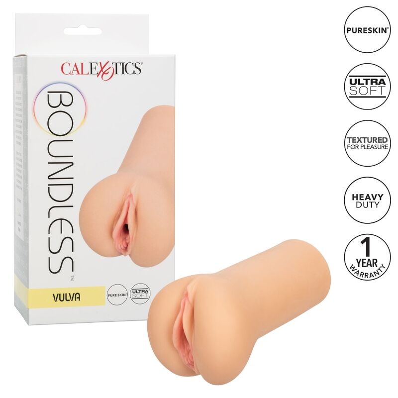 CALEXOTICS - BOUNDLESS VULVA STROKER LIGHT SKIN - 5