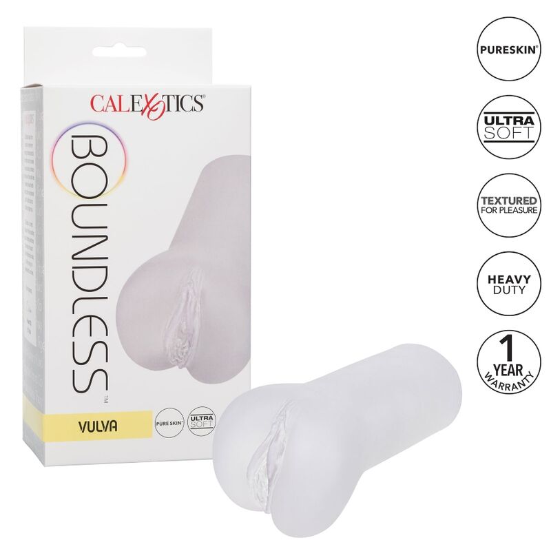 CALEXOTICS - BOUNDLESS VULVA STROKER TRANSPARENT - 1
