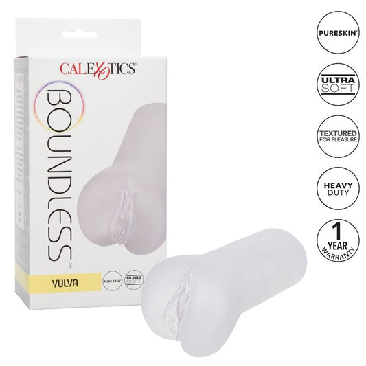 CALEXOTICS - BOUNDLESS VULVA STROKER TRANSPARENT - 1