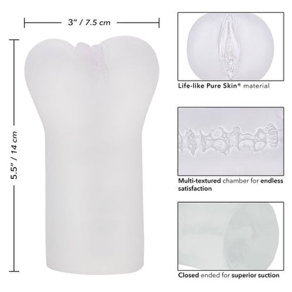 CALEXOTICS - BOUNDLESS VULVA STROKER TRANSPARENT - 6