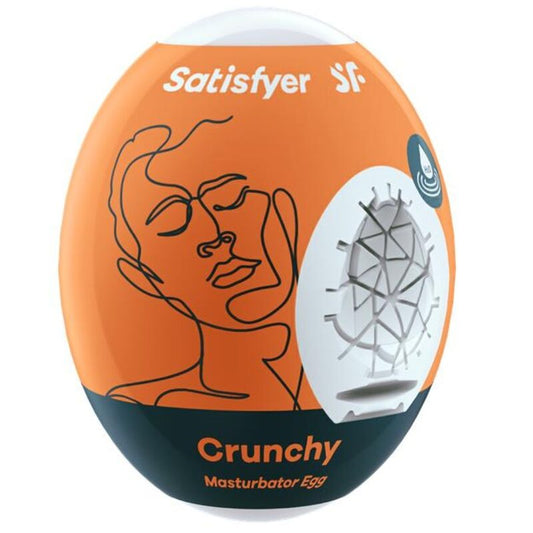 SATISFYER - CRUNCHY MASTURBATOR EGG - 1