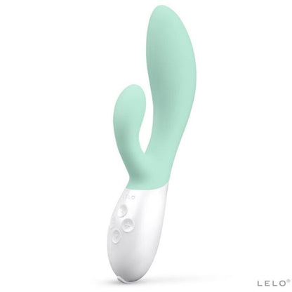 LELO - INA 3 GREEN RABBIT VIBRATOR LUXURY SEAWEED - 4