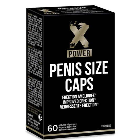XPOWER - PENIS SIZE CAPS FOR IMPROVED ERECTIONS 60 CAP - 1