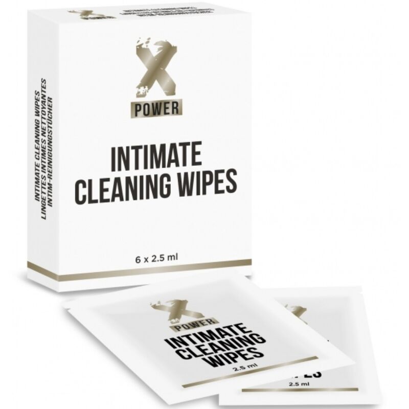 XPOWER - INTIMATE CLEANING WIPES 6 UNITS - 1
