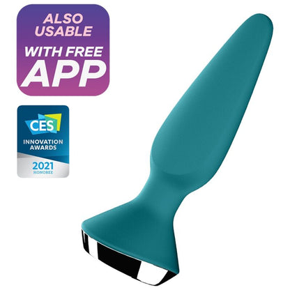 SATISFYER - PLUG ILICIOUS 1 PLUG VIBRATOR GREEN - 5