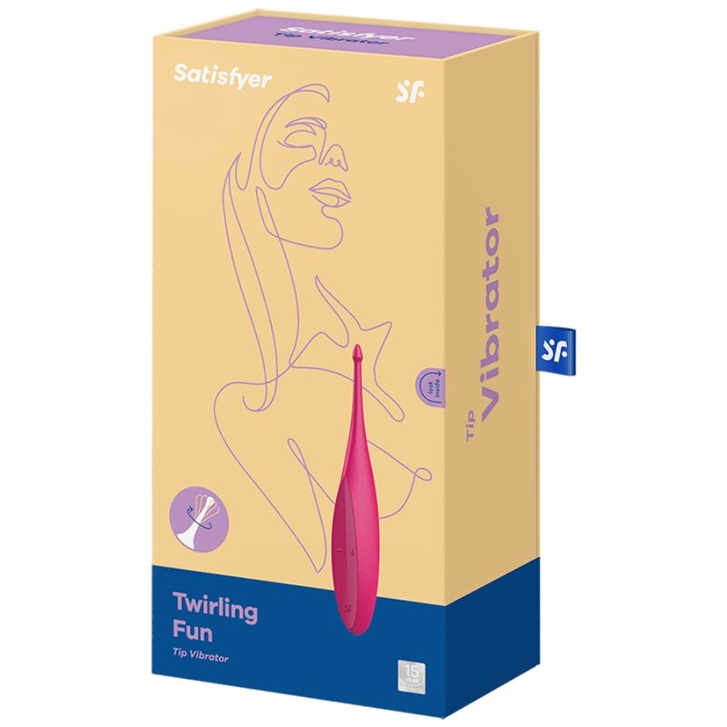 SATISFYER - TWIRLING FUN TIP VIBRATOR PINK - 2