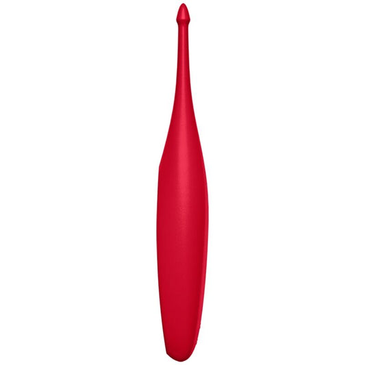 SATISFYER - TWIRLING FUN TIP VIBRATOR RED - 1