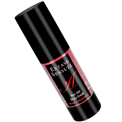 EXTASE SENSUAL - STRAWBERRY STIMULATING OIL HEAT TRIP 35 ML - 1