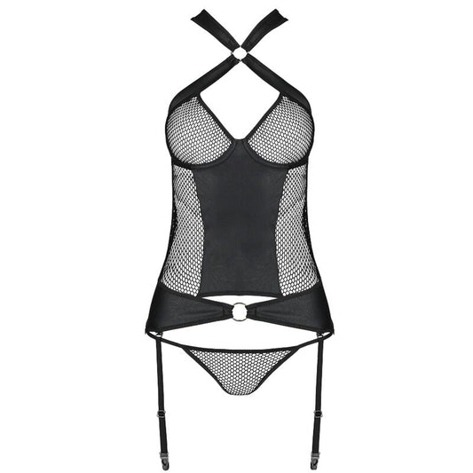 PASSION - AMANDA CORSET ECOLOGICAL LEATHER L/XL - 1