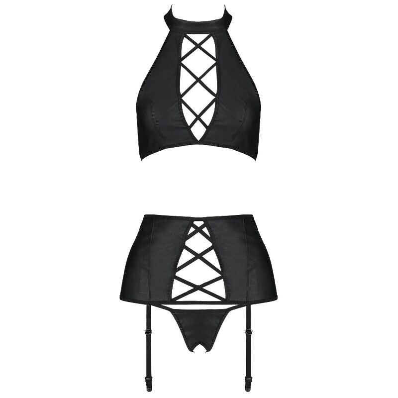 PASSION - NANCY SET ECOLOGICAL LEATHER L/XL - L/XL - 7