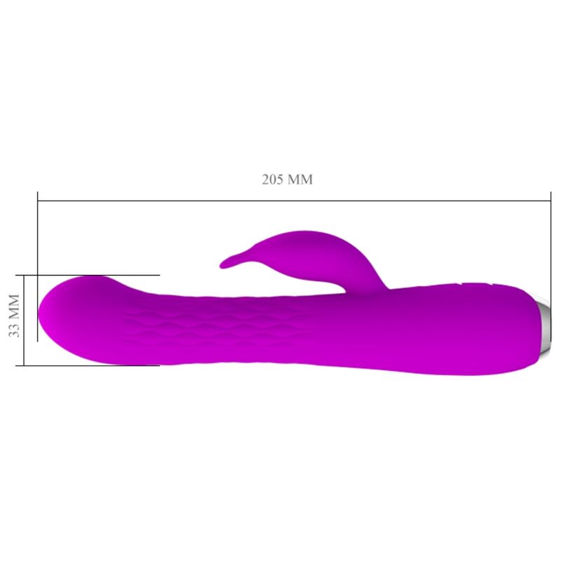 PRETTY LOVE - MOLLY VIBRATOR WITH RECHARGEABLE ROTATION - 2