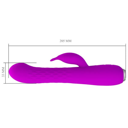 PRETTY LOVE - MOLLY VIBRATOR WITH RECHARGEABLE ROTATION - 2