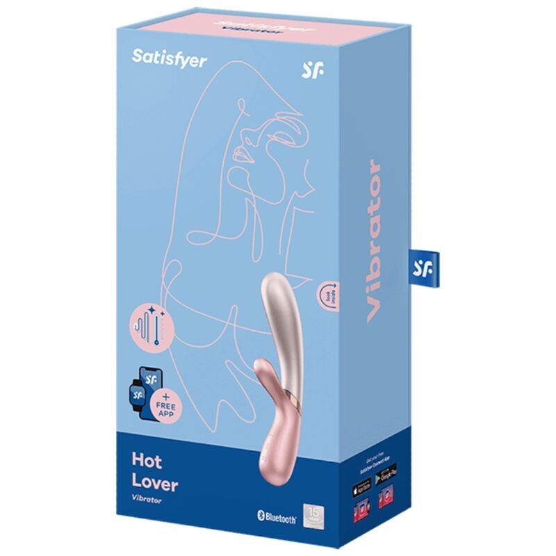 SATISFYER - HOT LOVER VIBRATOR ROSE & BEIGE - 2