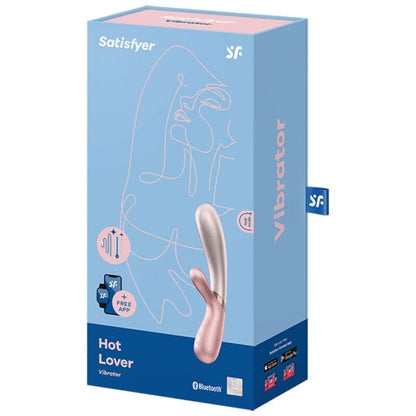 SATISFYER - HOT LOVER VIBRATOR ROSE & BEIGE - 2