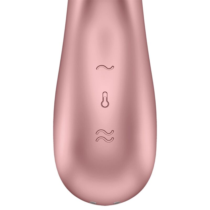 SATISFYER - HOT LOVER VIBRATOR ROSE & BEIGE - 4