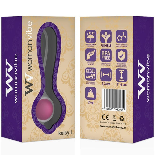 WOMANVIBE - KEISY I BALL GEISHA SILICONE - PINK - 1