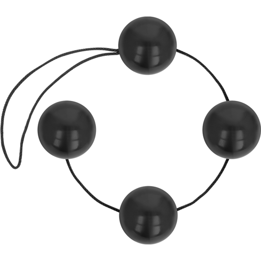 OHMAMA - BLACK CHINESE ANAL BALLS 170 GR - 1