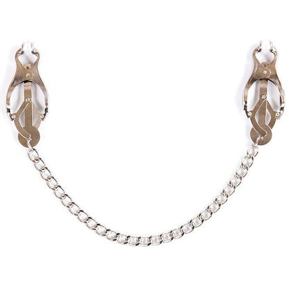 OHMAMA FETISH - METAL CLAMPS WITH CHAIN - 1