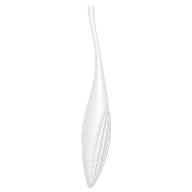 SATISFYER - TWIRLING JOY CLIT TIP VIBRATOR WHITE - 1