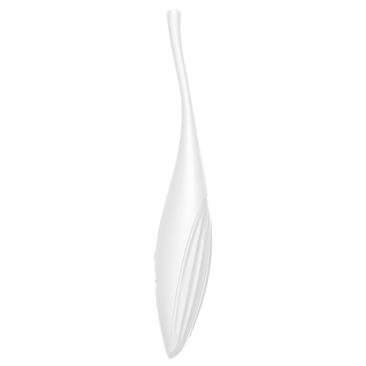 SATISFYER - TWIRLING JOY CLIT TIP VIBRATOR WHITE - 1