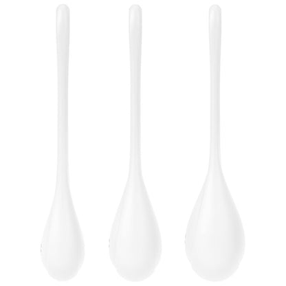 SATISFYER - YONI POWER 1 TRAINING SET WHITE - 4
