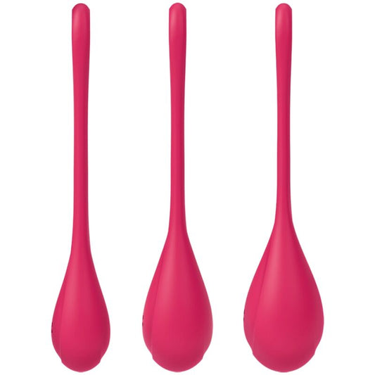 SATISFYER - YONI POWER 1 TRAINING SET RED - 1