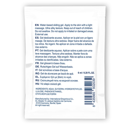 WATERFEEL - NEUTRAL WATER-BASED SLIDING GEL 6 ML - 1