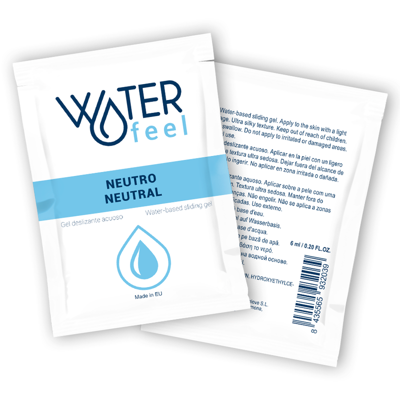 WATERFEEL - NEUTRAL WATER-BASED SLIDING GEL 6 ML - 2