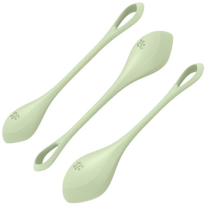 SATISFYER - YONI POWER 2 TRAINING SET GREEN - 1