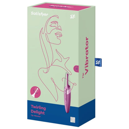 SATISFYER - TWIRLING DELIGHT CLIT TIP VIBRATOR PURPLE - 3