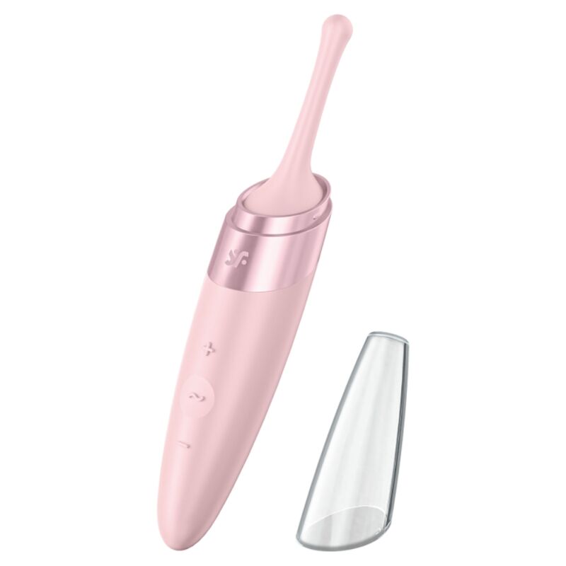 SATISFYER - TWIRLING DELIGHT CLIT TIP VIBRATOR PINK - 2