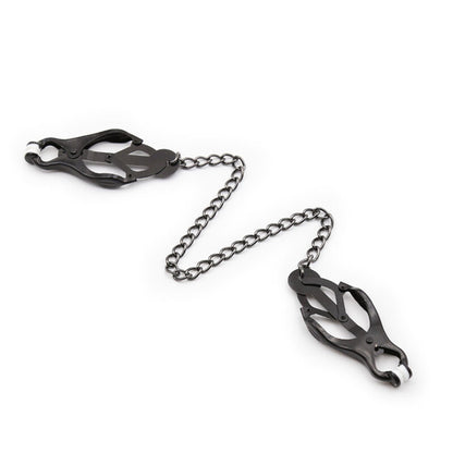 OHMAMA FETISH - JAPANESE NIPPLE Clamps WITH BLACK CHAIN - 1