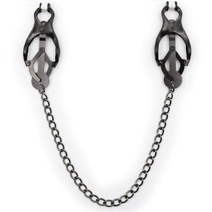 OHMAMA FETISH - JAPANESE NIPPLE Clamps WITH BLACK CHAIN - 6