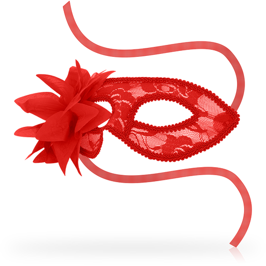 OHMAMA - MASKS MASKS WITH LACE AND RED FLOWER - 1