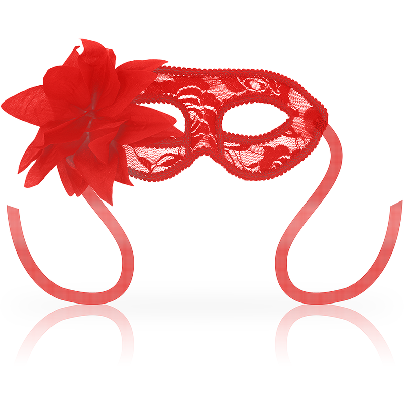 OHMAMA - MASKS MASKS WITH LACE AND RED FLOWER - 2