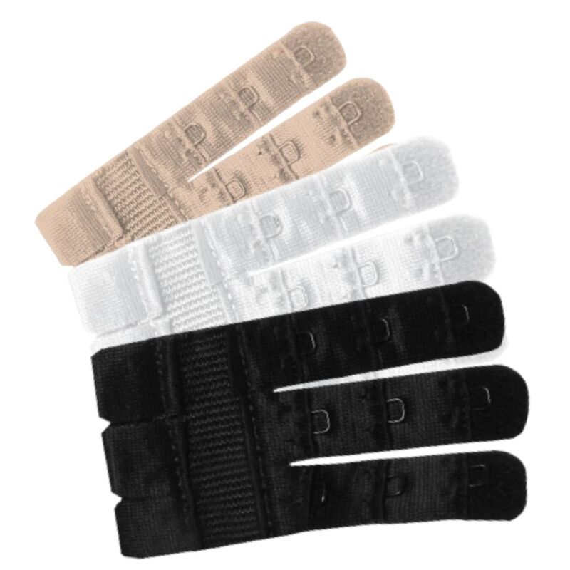 BYE-BRA - FLEXIBLE CONTOUR EXTENDERS 3 HOOKS 3 UNITS - 4