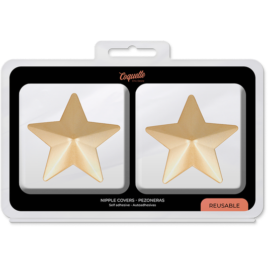 COQUETTE CHIC DESIRE - NIPPLE COVERS GOLDEN STARS - 1