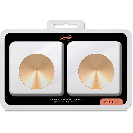 COQUETTE CHIC DESIRE - NIPPLE COVERS GOLDEN CIRCLES - 1