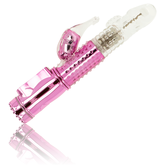 OHMAMA - VIBRATOR WITH ROTATION FUNCTION AND CLITORIS STIMULATOR - 1