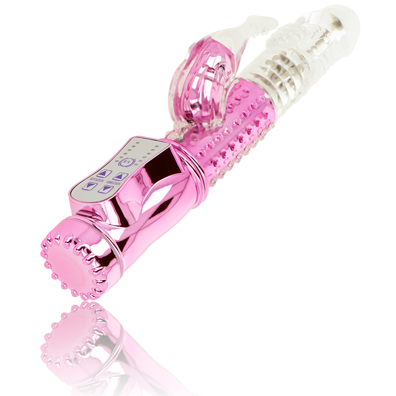 OHMAMA - VIBRATOR WITH ROTATION FUNCTION AND CLITORIS STIMULATOR - 2