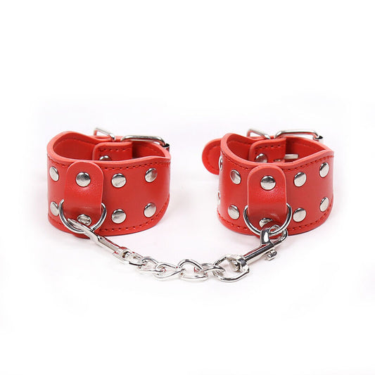 OHMAMA FETISH - ADJUSTABLE HANDCUFFS WITH METAL CHAIN - 1