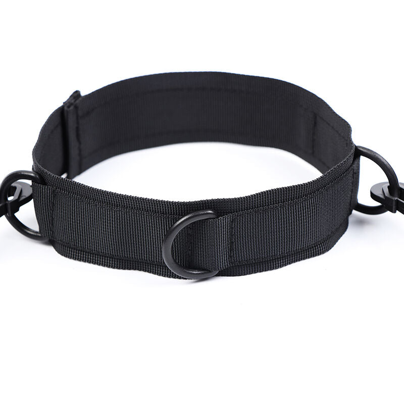 OHMAMA FETISH - NYLON HANDCUFFS AND COLLAR - 3