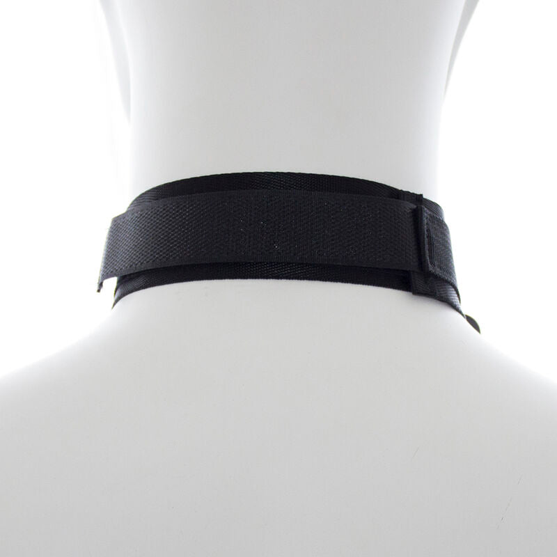 OHMAMA FETISH - NYLON HANDCUFFS AND COLLAR - 8