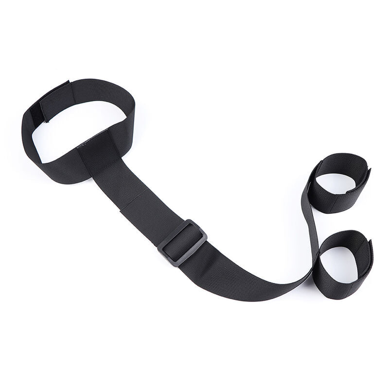 OHMAMA FETISH - WRIST HANDCUFFS AND NYLON COLLAR - 2