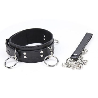 OHMAMA FETISH - SUBMISSION NECKLACE WITH 3 RINGS - 4